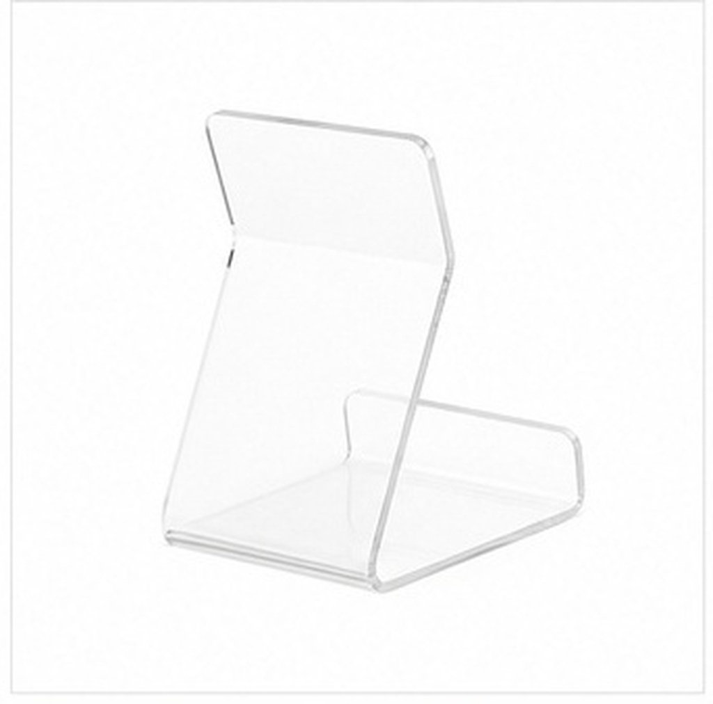 Clear Acrylic Book Stand Holder - 6 Buah Rak Penyangga Buku Akrilik,