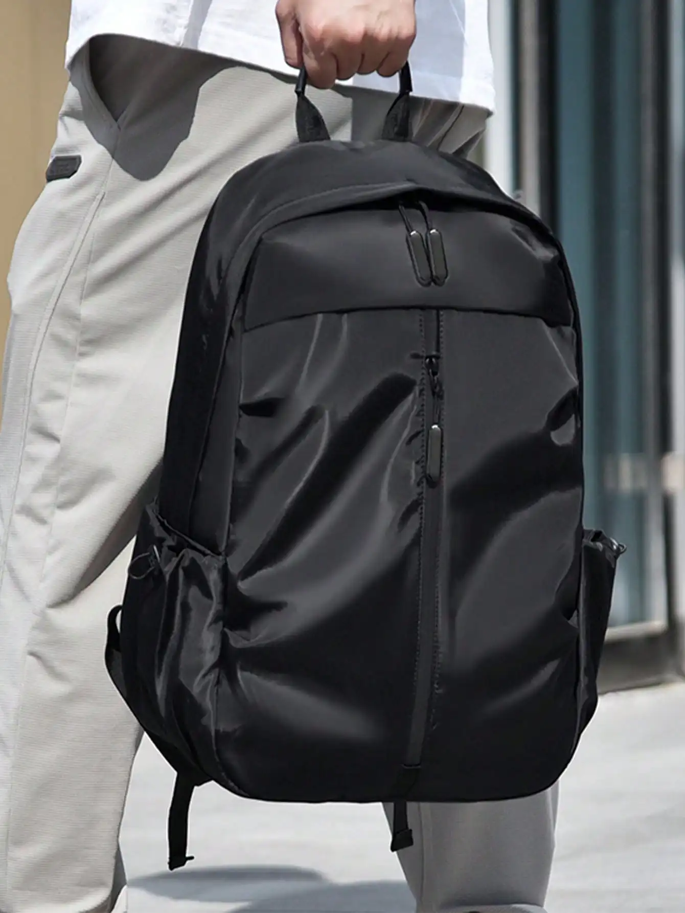 Books - Ransel Nilon Uniseks dengan Gaya Korea