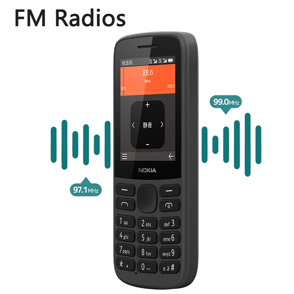 Music - Nokia 215 2020 4G Ponsel Cadangan