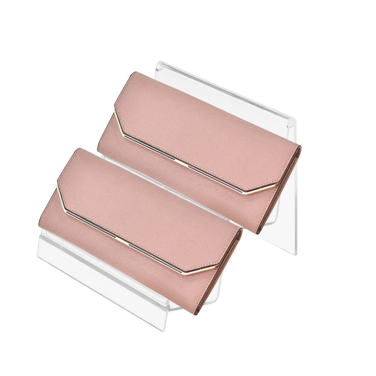Rak Penyimpan Dompet Akrilik,  - Clear Acrylic Book Stand Holder ulasan dan harga