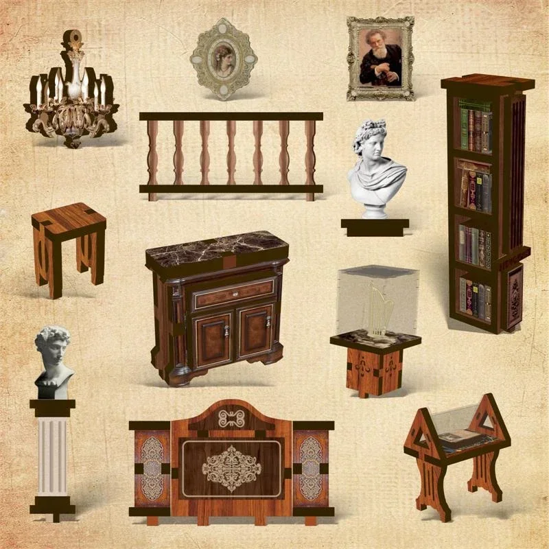 Rak Buku Dekorasi Rumah Bertem - Diy Wooden Book Nook Kit Shelf Insert ulasan dan harga