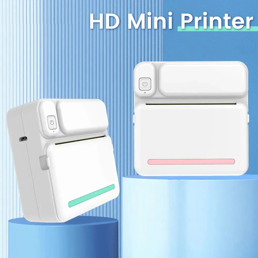 C19 Printer termal portabel, P - Mini Pocket Thermal Printer Paper Roll ulasan dan harga