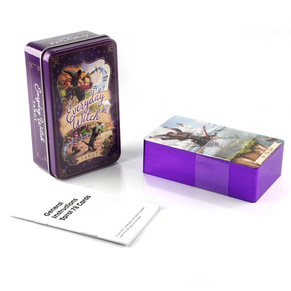 10.3*6cm setiap hari penyihir  - Tarot Deck With Guidebook ulasan dan harga