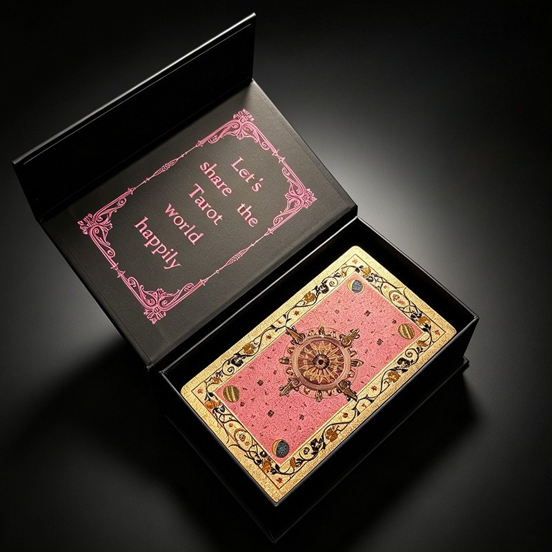 Kartu Tarot Klasik Pink & Rose - Tarot Deck With Guidebook ulasan dan harga
